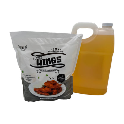 Combo #3 - Wing Mix and Rice Bran Oil (1 Gallon)